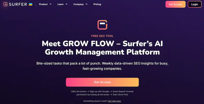 GrowFlow- A New Surfer SEO Service!