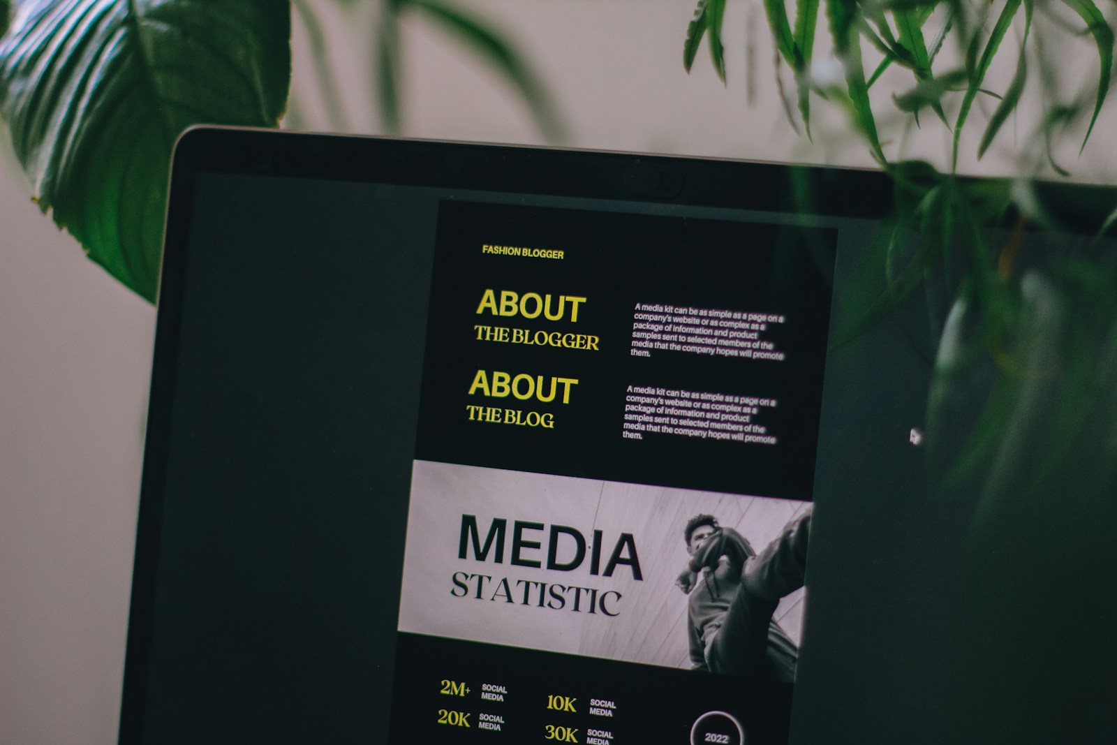 Photo by Swello a computer screen with a website on it paid media services