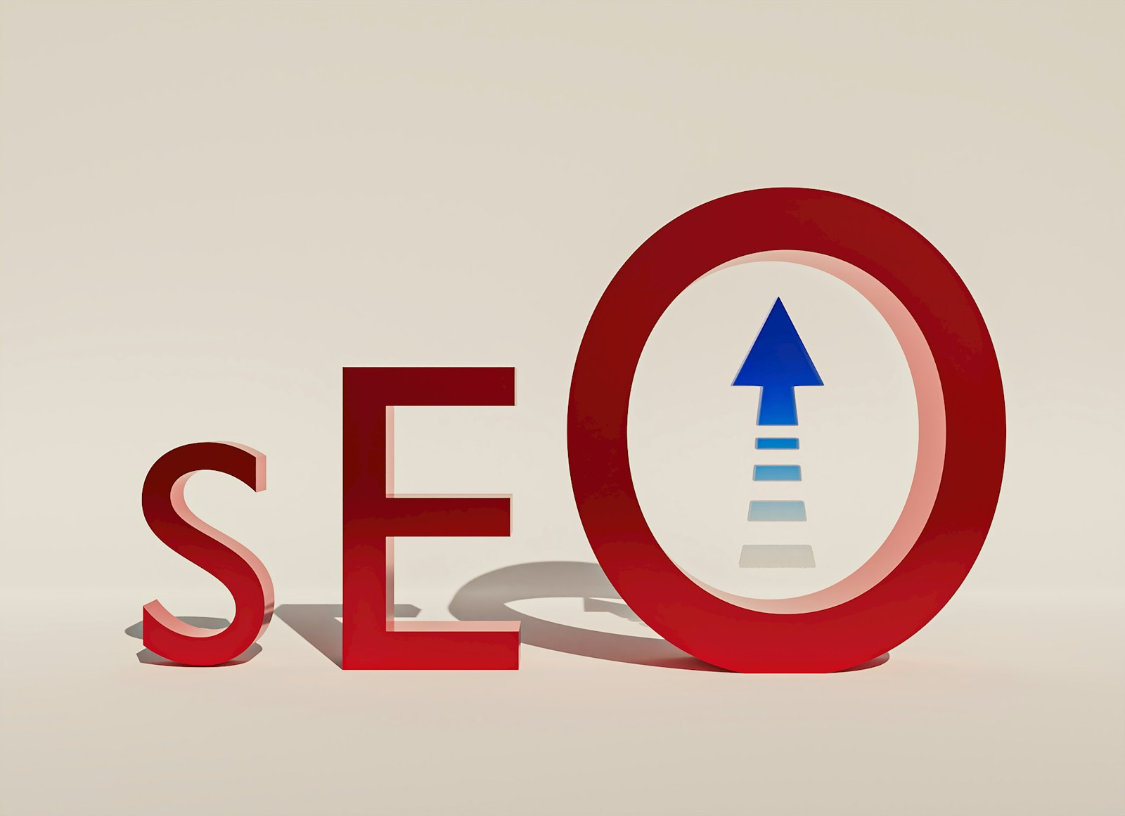 a red sign with a blue arrow pointing to the word search Utilizing the Best Local SEO Services to Prevent A Potential SEO Disaster