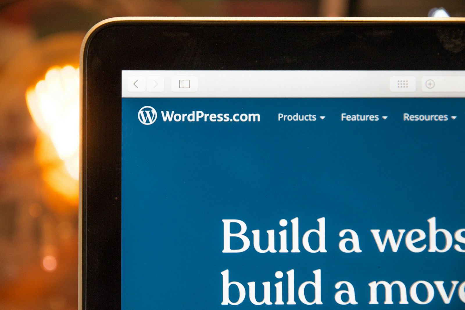 turned-on monitor WordPress.com