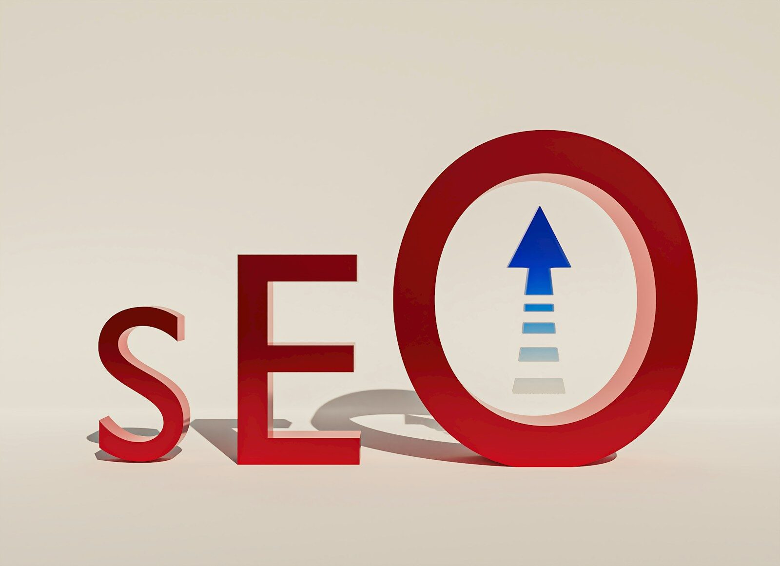 a red sign with a blue arrow pointing to the word search Local SEO Marketing Agency Secrets: 7 Strategies That Actually Move the Needle